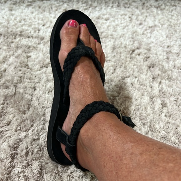 TEVA Black Braid Sandal - Picture 2 of 6